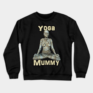 Yoga Mummy Fire Log Pose Crewneck Sweatshirt